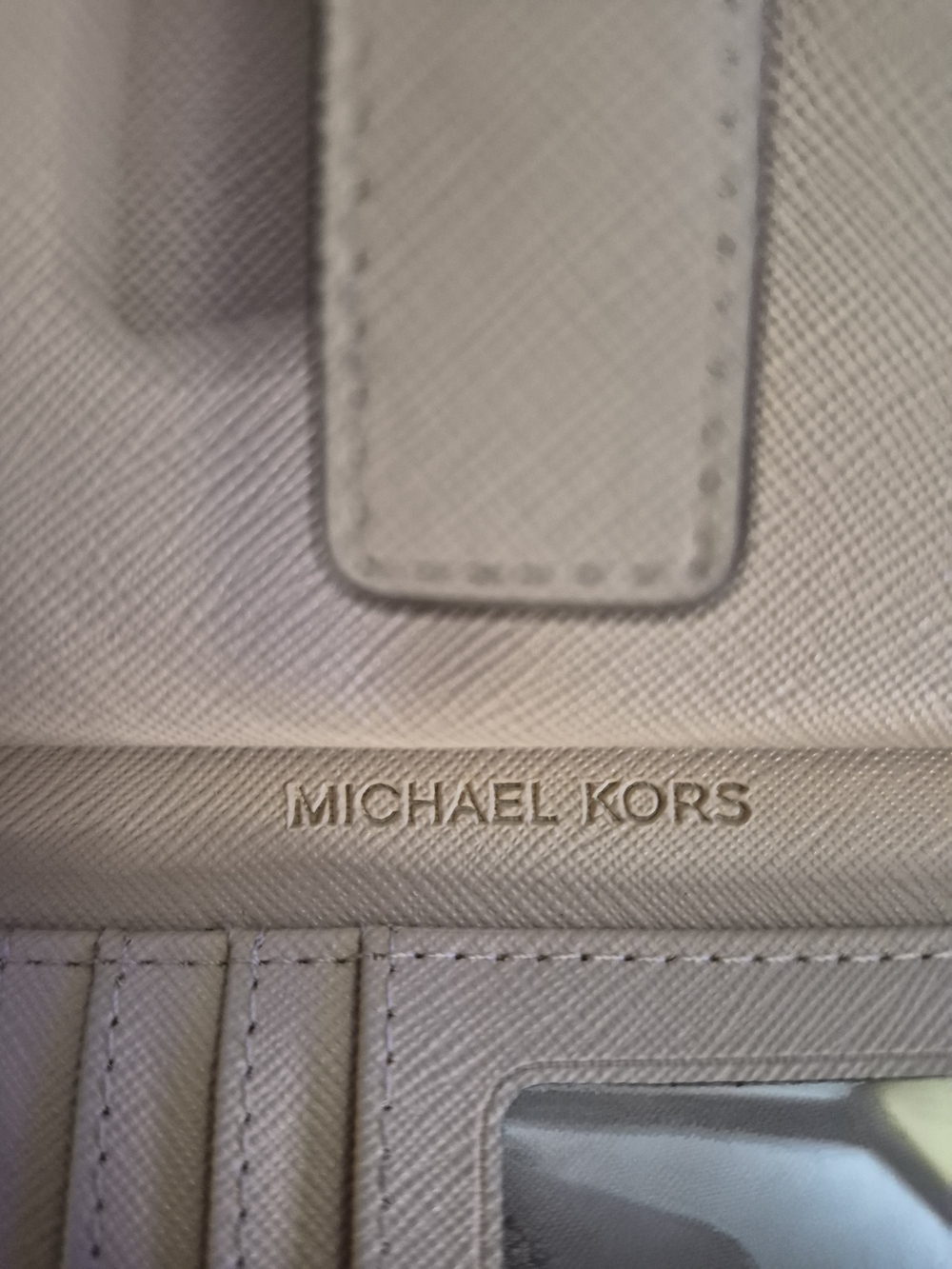 Michael Kors Jet Set Travel Double Zip Leather Wallet Nude - Picture 11 of 15